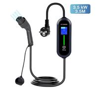 Chargeur EV Portable 8~16A 3.5 kW 220V - IEC 62196 GB/T - 3.5M - Courant réglable - Chargeur EV Portable Électrique - IP66 - LED