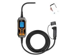 Chargeur EV portable, charge rapide 11kW, connectivité WiFi, 11KW 5m Sans adaptateur, Type2