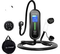 Chargeur EV portable, courant réglable 8A-16A, IP65 résistant aux intempéries, NOUVEAU 16A Type2 3,5M