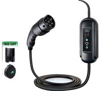 Chargeur EV portable, puissance 11 kW, courant réglable, TYP2