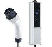 Chargeur Ev Portable Type 2-Duoku-16a 3,68 Kw/11 Kw-Livré Avec Un Câble De Charge De 7,5 M-Prise Cee 16-Écran Lcd