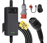 Chargeur EV, puissance 11 kW, courant triphasé 16A, protection IP65, 11kW 7m kit de base, TYP2