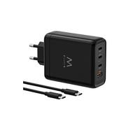Chargeur EW1337 140W 3x USB-C 1x USB-A Noir