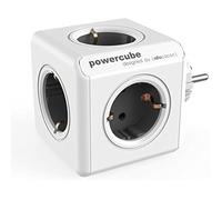 Chargeur Extendeur - ALLOCACOC - Power Cube 1100GY/DEORPC - 2 Ports USB - 16 A - Argent/Blanc