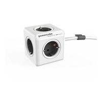 Chargeur extendeur - ALLOCACOC - PowerCube Extended - 5 prises - Câble 1 5 m - Argent/Blanc