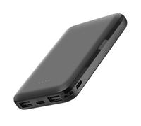 Akashi Chargeur externe 5000 mAh 2 ports USB et USB-C Charge rapide Noir
