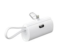 Chargeur Externe 5000mAh Connecteurs iPhone Lightning et USB C 20W Forcell Blanc