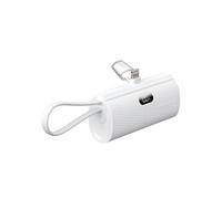 Chargeur Externe 5000mAh Connecteurs iPhone Lightning et USB C 20W Forcell Blanc