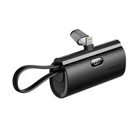 Chargeur Externe 5000mAh Connecteurs iPhone Lightning et USB C 20W Forcell Noir