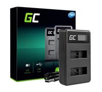 Green Cell® AHBBP-501 Chargeur pour GoPro AHDBT-501 Batterie et HERO5 HERO6 Black/Silver Caméras (2.5W 4.35V 0.6A Noir)