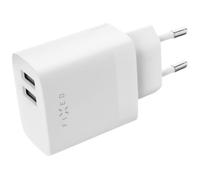 Chargeur - FIXED - FIXC17N-2U-WH - Charge rapide - 2 sorties USB-A - 1 2 m de câble