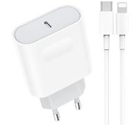 Chargeur for iPhone 14/14 Pro /14 Pro Max /14 Plus /13 12 11 SE Mini X XS XR, 25W USB C Prise Rapide et 2M Cable Secteur Mural Type C Alimentation Adaptateur Trefard