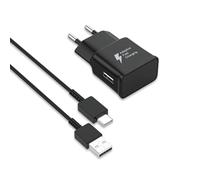 Chargeur for Samsung Charge Rapide, pour Samsung Galaxy S20 S20FE S21 S10 S10+ S9 S8 A05S A04S A02S A13 A12 A14 A15 A22 A23 A33 A34 A51 A52 A53 A54, Chargeur Rapide de Rechange d'origine + 2m Type-C