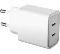 Chargeur FORCE POWER 2x USB-C 45W Recyclé Blanc