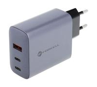 Chargeur Forcell F-Energy avec 2x prises USB C et USB A - 4A 65W avec PD et fonction Quick Charge 4.0