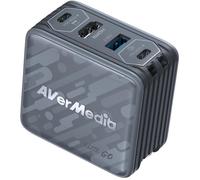 AVerMedia Carte de Capture pour Streaming, 1080p60 HDMI, Chargeur Portable pour Nintendo Switch, hub USB C GaN à Charge Rapide 100 W, Station d'accueil TV avec HDMI 4K60, Compatible avec iPhone, iPad