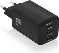 Chargeur gan de wall aisens asch-65w3p042-bk/ 2xusb type-c/ 1xusb/ 65w