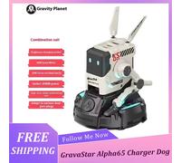 Chargeur GaN GravaStar Alpha65 65W, design Dog Nitrogen, prise murale rapide Type C pour iPhone, Huawei, Xiaomi, téléphones Android Yellow