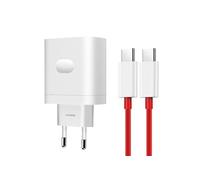 OnePlus OnePlus Adaptateur secteur original Chargeur sans câble Port USB-C 80 W Blanc