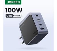 Chargeur rapide - UGREEN - Nexode S - 100W - 4 ports USB - Technologie GaN - Gris