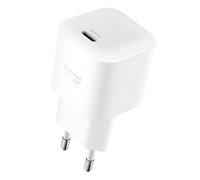 Chargeur GaN USB C 35W Ultra Rapide Compact avec Câble USB C 1.2m Swissten Blanc