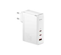 Baseus Chargeur GaN5 Pro 2x USB-C + USB 140W Blanc
