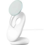 Google Chargeur sans fil magnétique 15 W Qi2 Stand + câble USB-C 1 m Blanc