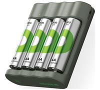 Chargeur GP RECYKO B441 avec 4 piles AA 2100 mAh
