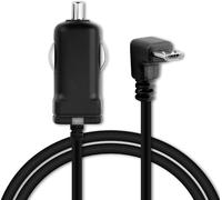 Chargeur GPS Allume-Cigare Voiture Micro-USB 90° 1A Compatible avec 5V Cable 1.1m Charge Auto 12V Camion 24V Navigation