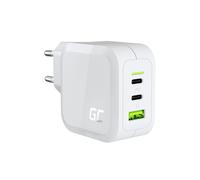 Chargeur - GREEN CELL - GC PowerGaN - 65W - 2x USB-C PD - 1x USB-A QC 3.0
