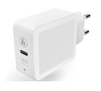 Chargeur Hama, Power Delivery (PD)/Qualcomm®, 18 W, blanc