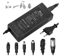 Chargeur Hoverboard 54.6V 2A Overboard avec 6 Connecteurs pour 48V Li-Batterie, pour Hoverboard/E-Scooter/Planche à Dérive