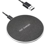 Chargeur Inductif 15W pour Samsung, Socle de Recharge Rapide sans Fil Compatible avec Samsung Galaxy S25/S24/S23/S22/S21/S20/S10, Note 20/10/9/8, Séries Z Flip/Z Fold, Fast Wireless Charger Pad