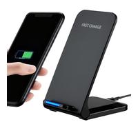 Chargeur Induction 15W Chargeur sans Fil Station Charge Rapide pour iPhone 17 16 Pro Max Plus 15 14 13 12 11, Galaxy S25 Ultra S24 FE S23 S22 S21 S20, Google Pixel 10 9 Pro 8 7 a 6XL