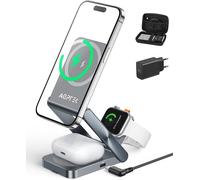 Chargeur Induction - Apple - Magsafe - Compatible iPhone 12/13/14/15 - Apple Watch 1-9/Ultra - AirPods 2/3/Pro