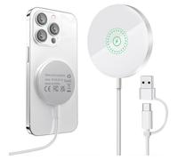 Chargeur Induction, Chargeur sans Fil Magnétique Rapide 15W Compatible avec iPhone 16 Pro Max/16 Pro/16 Plus/16/15/14/13/12/12 Mini