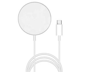 Chargeur Induction Compatible mag-Safe pour iPhone 17e/17 Pro Max/17 Pro/17 AIR/17/16 Serie/15 Serie/14 Serie/13 Serie/12 Serie - Charge Rapide sans Fil Magnétique Station de Charge Inductive