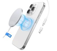 Chargeur Induction IPhone 2M, 15W Chargeur Magnétique pour Apple iPhone 17/16/16e/16 Pro/16 Pro Max/15/15 Plus/14/13/AirPods, Charger sans Fil Apple Phone Induction Magnétique Wirless Charger