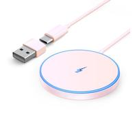 Chargeur Induction iphone,Chargeur Magsafe Compatible avec iPhone 18 Pro Max/18 Pro/Duo/Air/17/16/15/14/13/12 Series,AirPods 5-2/Pro,Magnétique Chargeur Induction Fil à LED avec Deux Ports de charg
