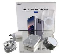 Chargeur Induction MagSafe - GENERIC - 5000mAh - Charge rapide 15W - Coque transparente - USB-C