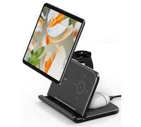 Chargeur Induction pour Google Pixel 10 Pro Fold/9 Pro Fold, Chargeur Pliable 3-en-1 pour Pixel Watch 1, SwanScout 705G (sans Adaptateur)