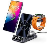 Chargeur Induction pour Samsung, Chargeur sans Fil pour Galaxy S25 Ultra/S25+/S25/S24 Ultra/Z Fold/Z Flip7/S23, Galaxy Watch 8 Classic/8/7/Ultra/6/6 Classic/5/4, Galaxy Buds3 Pro, SwanScout 708S