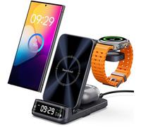 Chargeur Induction pour Samsung, Chargeur sans Fil pour Galaxy S25 Ultra/S25+/S25/S24 Ultra/Z Fold7/Z Flip7/S23, Galaxy Watch 8 Classic/8/7/Ultra/6/6 Classic/5/4, Galaxy Buds3 Pro, SwanScout 708S
