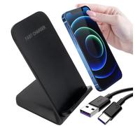 Chargeur Induction Rapide, Chargeur sans Fil 20W pour Téléphones Portables, Wireless Charger pour iPhone 16/15/14/13/12/11/Pro Max, Samsung Galaxy S25 Ultra/S24/S23/S22/S21/S20/S10, Xiaomi, Google