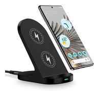 Chargeur Induction Samsung Chargeur sans Fil pour Samsung Galaxy S25 Ultra/S24 FE/S23/S22/S21/Z Flip 6, 15W Station de Charge Rapide Wireless Charger pour Google Pixel 9/9 Pro/8/7, iPhone 16/15/14/13