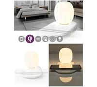 Chargeur induction Sans Fil pour Smartphone 10 W - Veilleuse LED sans fil Tactile