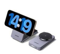 Chargeur Induction - Ugreen - Magflow 2 En 1 - 15w - Pliable Et Réglable - Qi Compatible