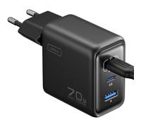 Chargeur INIU 70W Leopard 2 USB-C + USB-A noir