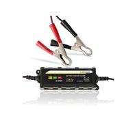 Chargeur Intelligent Dunlop 1A 12V - Chargeur Batterie Voiture & Moto, Gel & Standard, Charge Auto 5 Étapes, Sécurisé & Facile