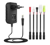 Chargeur intelligent 2,4-12 V NIMH/NICD pour batterie RC 2-10S compatible Tamiya/Mini Tamiya/SM-2P/JST/HuanQi